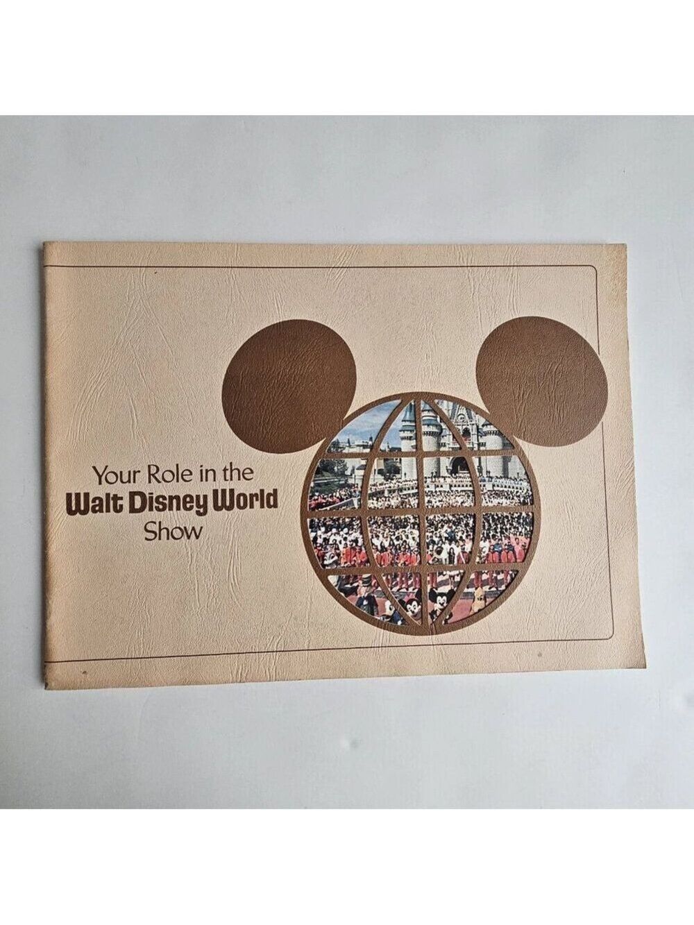 Disney Productions Brochure Book Your Role In The Walt Disney World Show 1975